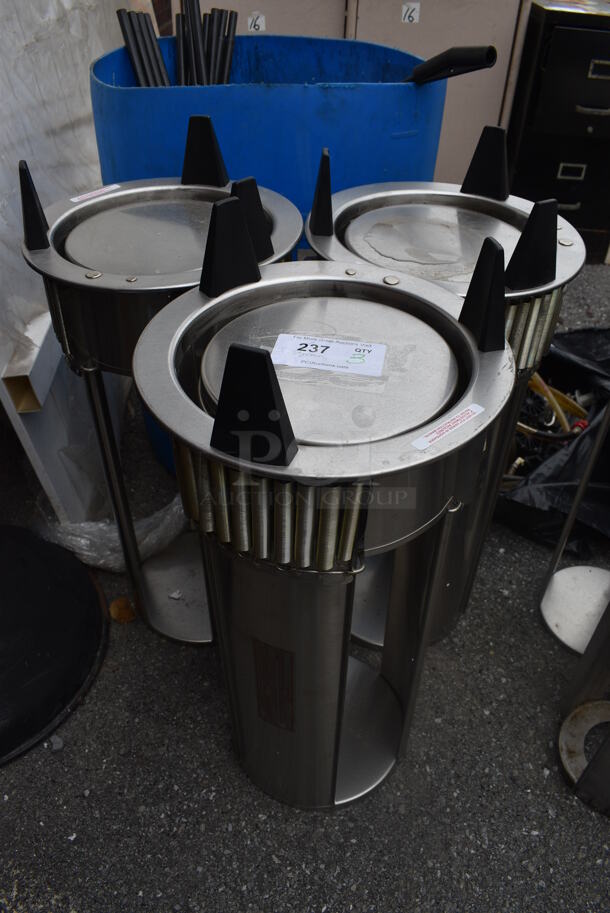 3 Stainless Steel Plate Returns. 13.5x13.5x31. 3 Times Your Bid!