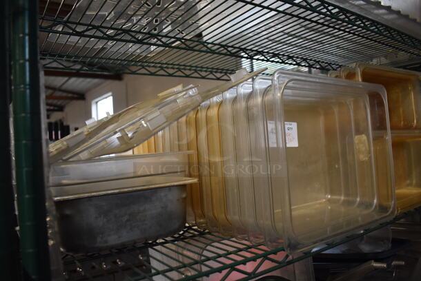 ALL ONE MONEY! 2 Tier Lots of Various Items Including Poly Bins, Poly Drop In Bins and Straining Inserts - Image 5 of 5