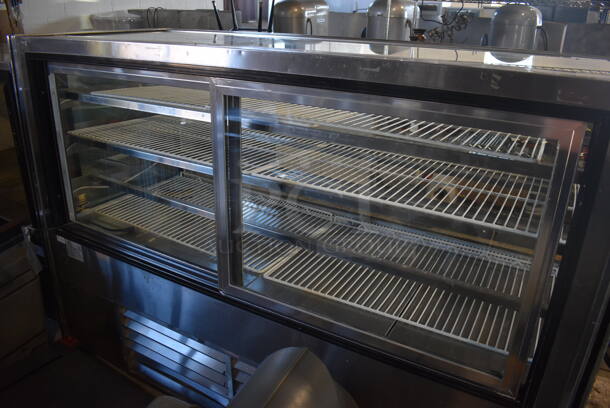 2013 Leader HBK77S/C Stainless Steel Commercial Floor Style Refrigerated Display Case Merchandiser. 120 Volts, 1 Phase. 78x32x53. Cannot Test - Unit Needs New Plug Head - Image 6 of 7