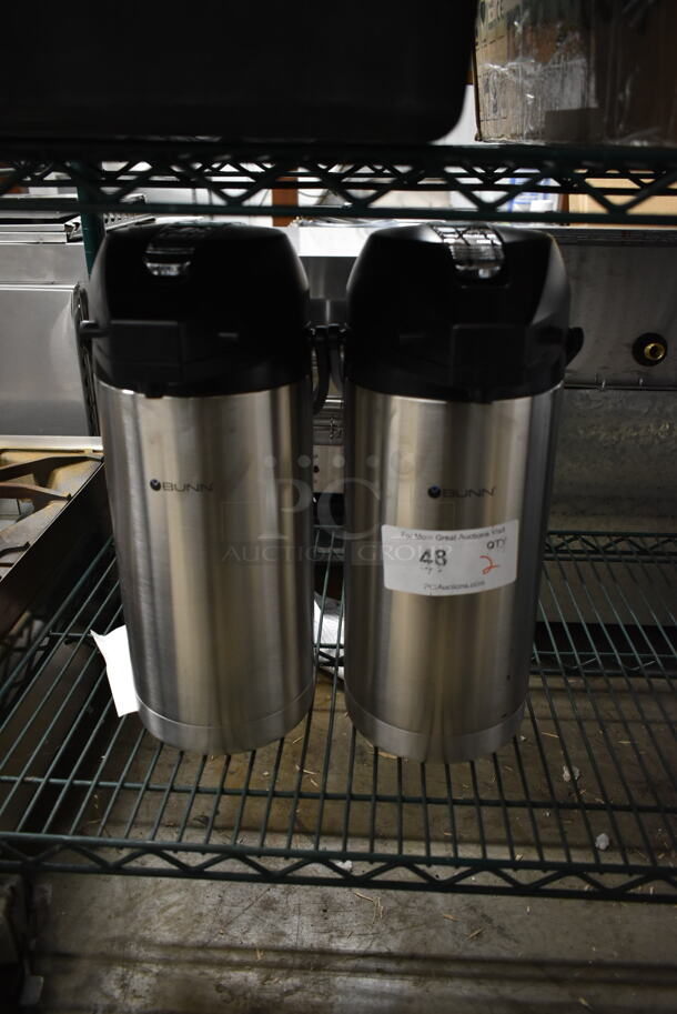 2 BRAND NEW SCRATCH AND DENT! Bunn 234367250000 Stainless Steel Air Pots. 2 Times Your Bid! - Image 2 of 7