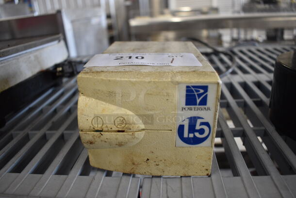 Powervar Model ABC150-11 Power Conditioner. 120 Volts, 1 Phase. 4.5x7x3.5 - Image 1 of 4