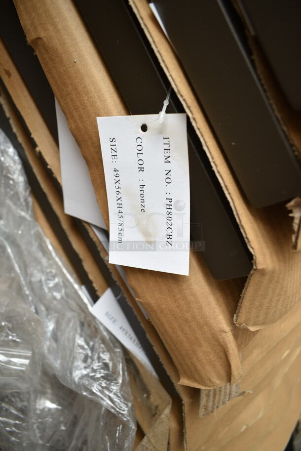 20 BRAND NEW! BFM Seating PH802CBZ Brown Fresco Outdoor Chair. 20 Times Your Bid! - Image 5 of 5