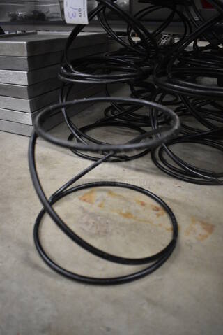 13 Black Metal Stands. 9x9x7. 13 Times Your Bid!