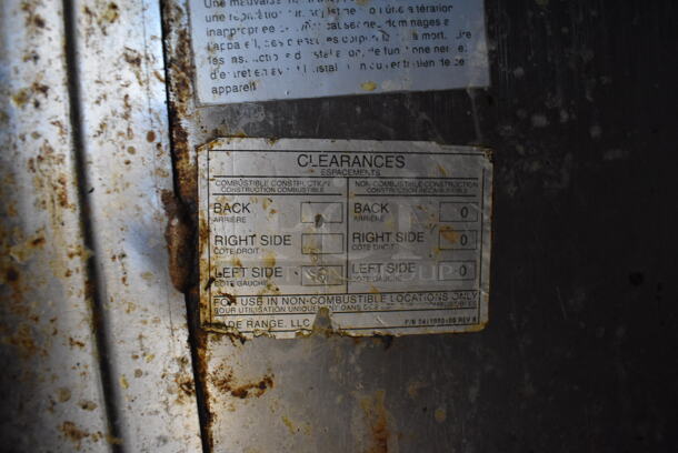 Stainless Steel Commercial Natural Gas Powered Vertical Upright Broiler on Commercial Casters. 36x40x77 - Image 7 of 7