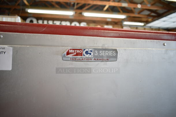 Metro C5 3 Series Metal Single Door Heated Holding Cabinet on Commercial Casters. Cannot Test Due To Damaged Plug - Image 9 of 9
