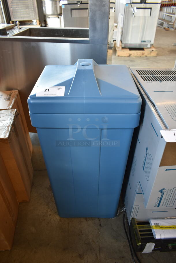 BRAND NEW SCRATCH AND DENT! Pentair FLECK Blue Poly Water Softening System Component. - Image 1 of 4