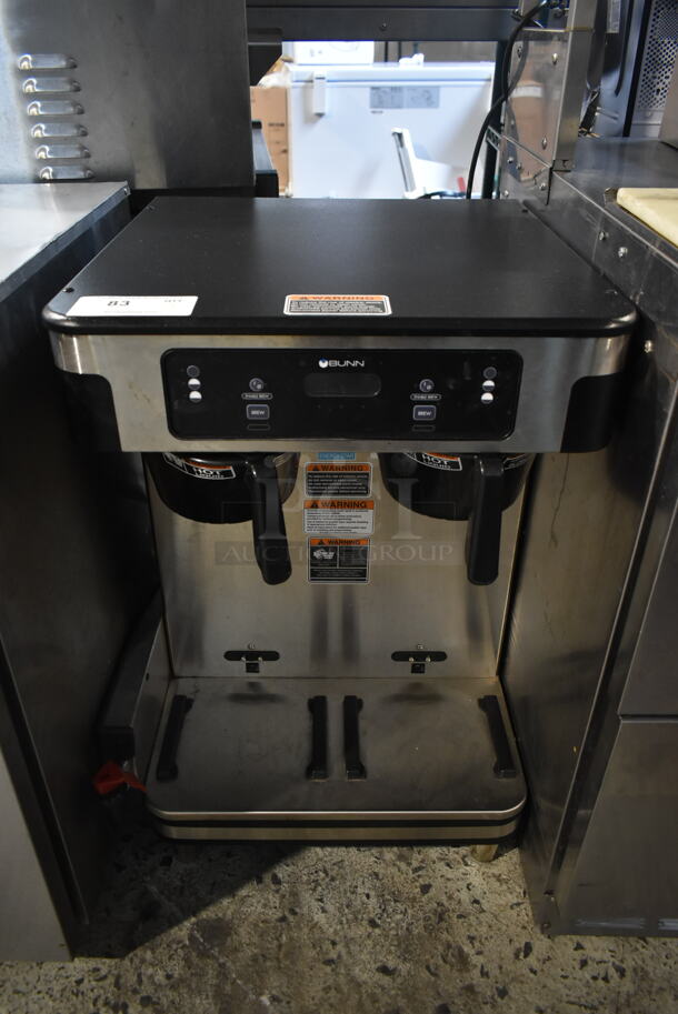 2021 Bunn ICB TWIN SH ENERGY STAR Stainless Steel Commercial Countertop Dual Coffee Machine w/ 2 Poly Brew Baskets. 120/240 Volts, 1 Phase. - Image 1 of 6