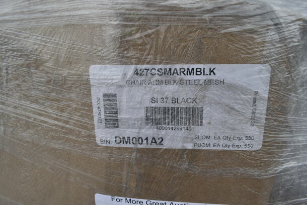 37 BRAND NEW SCRATCH AND DENT! Lancaster Table & Seating 427CSMARMBLK Harbor Black Outdoor Arm Chair. 37 Times Your Bid! - Image 3 of 3