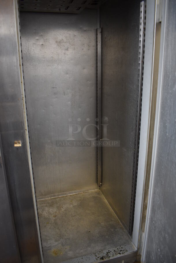 McCall Model 7-7045FTC Stainless Steel Commercial 2 Door Reach In Freezer on Commercial Casters. 115 Volts, 1 Phase. 55x35x84. Tested and Powers On But Temps at 49 Degrees - Image 7 of 7