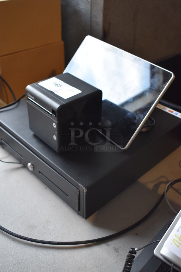 Toast POS Monitor w/ Toast Receipt Printer and Metal Cash Drawer. - Image 3 of 4
