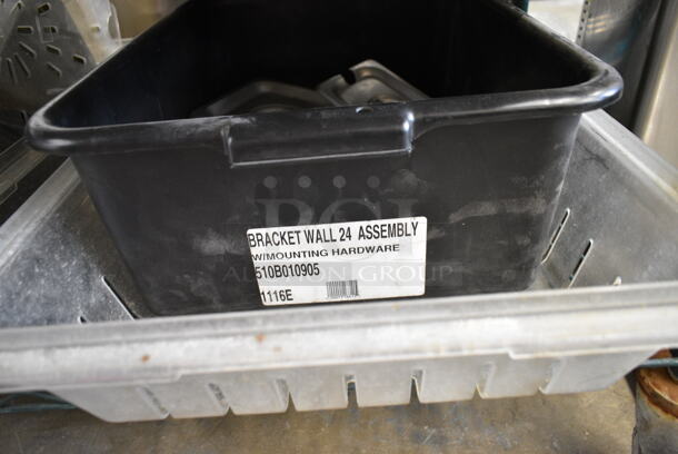 ALL ONE MONEY! Two Tier Lot of Various Items Including Stainless Steel Drop In Bins, Utensils, Metal Stock Pot and Cutting Boards - Image 12 of 12