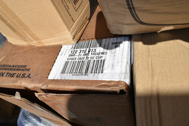 PALLET LOT of 24 BRAND NEW Boxes Including 80853TC Tablecraft 53TC Clear Widemouth Cone Tip Cap for Squeeze Bottles with a 53 mm Opening, 500CC12 Choice Clear PET Customizable Plastic Cold Cup - 12 oz. - 1000/Case, 500MFTN Lavex Natural Brown Kraft M-Fold (Multifold) Towel - 4000/Case, 5002WRAPNAP Choice WrapNap White 1/4 Fold 2-Ply Dinner Napkin 16" x 16" - 3000/Case, 50012DWALLW Choice 12 oz. White Smooth Double Wall Paper Hot Cup - 500/Case, 127P2C Choice Clear Plastic Souffle Cup / Portion Cup - 2 oz. - 2500/Case, 3 Box 500LFLAT Choice Clear Flat Lid with Straw Slot - 9, 12, 16, 20, and 24 oz. - 1000/Case, 303COLOR14YE Acopa Capri 13 3/4" x 10 1/2" Citrus Yellow Oval Stoneware Coupe Platter - 12/Case, 5002DNAP Choice White 2-Ply Dinner Napkin 17" x 15" - 3000/Case, 160TCP54120BK Choice 54" x 120" Rectangular Black 100% Spun Polyester Hemmed Cloth Table Cover. 24 Times Your Bid!  - Image 12 of 12