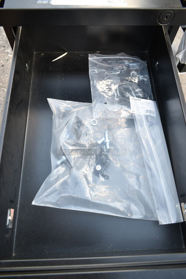 BRAND NEW SCRATCH AND DENT! Black 3 Drawer Filing Cabinet.  - Image 4 of 7