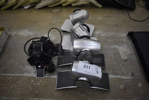 Polycom MPTZ-6 and MPTZ-10 Video Conference Cameras. 7 Times Your Bid! (Main Building)