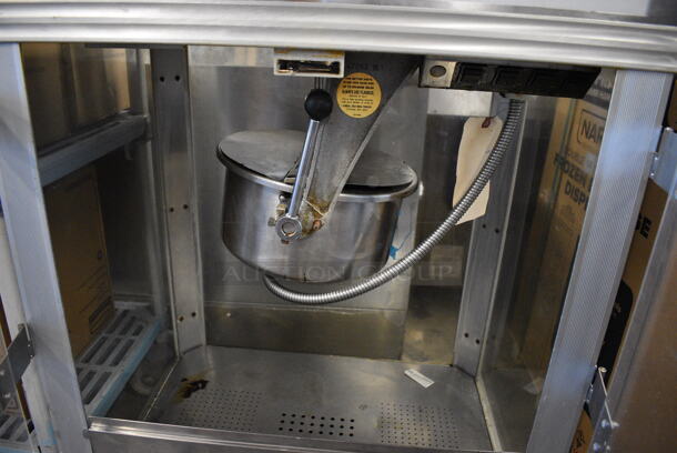 Gold Medal Model 2001ST Metal Commercial Countertop Popcorn Machine Merchandiser. 120 Volts, 1 Phase. 27x20x41. Cannot Test Due To Plug Style - Image 4 of 6