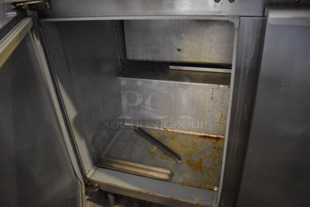 Continental SW72-16 Stainless Steel Commercial Sandwich Salad Prep Table Bain Marie Mega Top on Commercial Casters. 115 Volts, 1 Phase. 72x31x43. Tested and Working! - Image 9 of 9