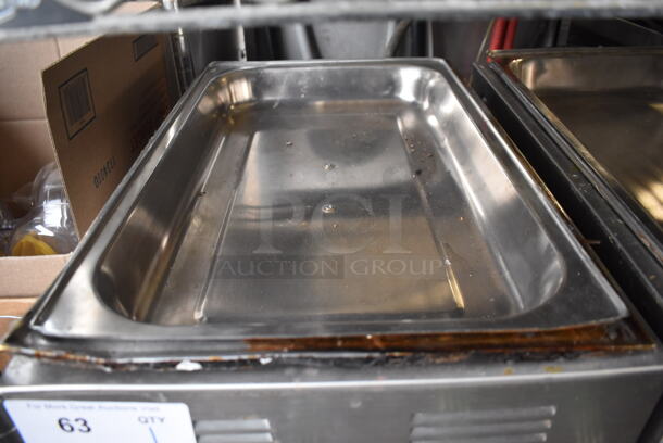 2010 Adcraft FW-1200WF Stainless Steel Commercial Countertop Food Warmer. 120 Volts, 1 Phase. 14.5x23x9. Tested and Working! - Image 4 of 5