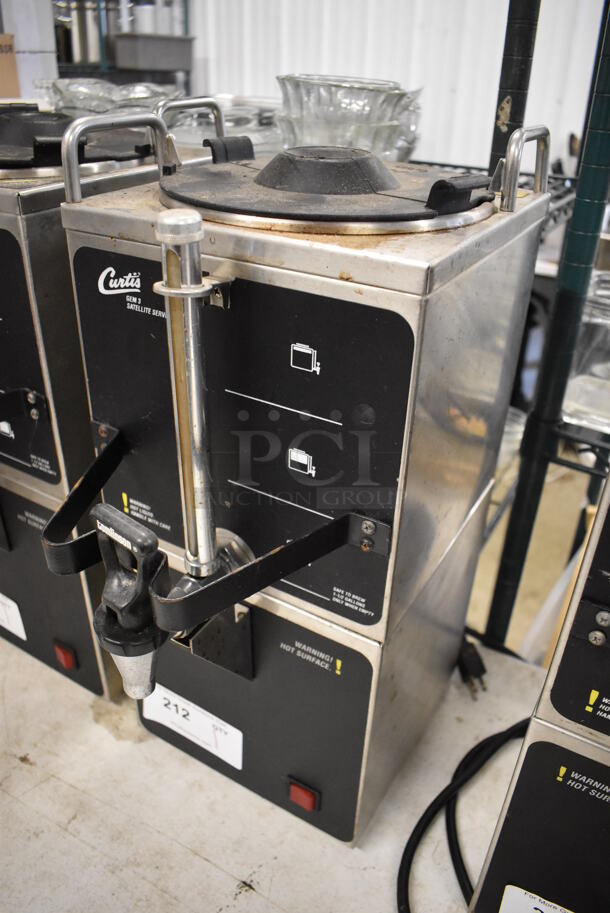 Curtis GEM-3-02 Stainless Steel Commercial Coffee Server on Curtis GEM-5 Stainless Steel Commercial Stand. 120 Volts, 1 Phase. 9x13.5x20 - Image 2 of 5