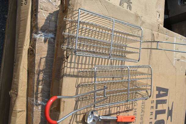 ALL ONE MONEY! Lot of 2 Metal Fry Baskets and 4 Spoodles. - Image 2 of 4