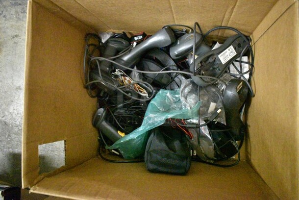 5 Various Items Including Dell Monitor, Dell U2417H Monitor, BRAND NEW SereneLife SLBKBLU28 Bicycle, Sony WH-CH520 Headphones, Box of Barcode Scanners. 5 Times Your Bid!  - Image 12 of 12