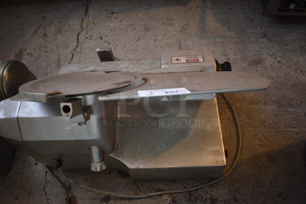 Univex 510 Metal Commercial Countertop Meat Slicer. 115 Volts, 1 Phase. 18x29x17. Tested and Does Not Power On - Image 6 of 6