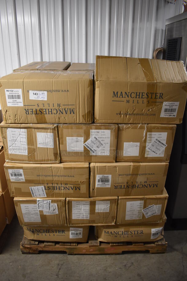 PALLET LOT OF 25 Boxes of BRAND NEW Manchester Mills 0045270 Disposable Isolation Gowns. 25 Times Your Bid! - Image 6 of 6