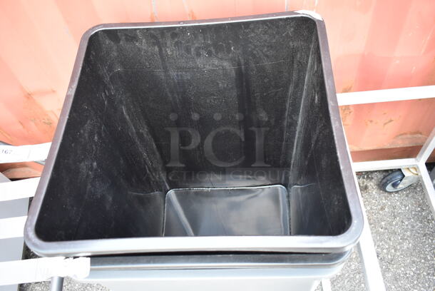 3 BRAND NEW SCRATCH AND DENT! Poly Trash Cans w/ 1 Lid. 3 Times Your Bid! - Image 3 of 5