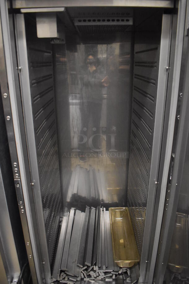 Carter Hoffmann Stainless Steel Commercial Single Door Reach In Holding Cabinet on Commercial Casters. 28x32x76. Tested and Working! - Image 5 of 5