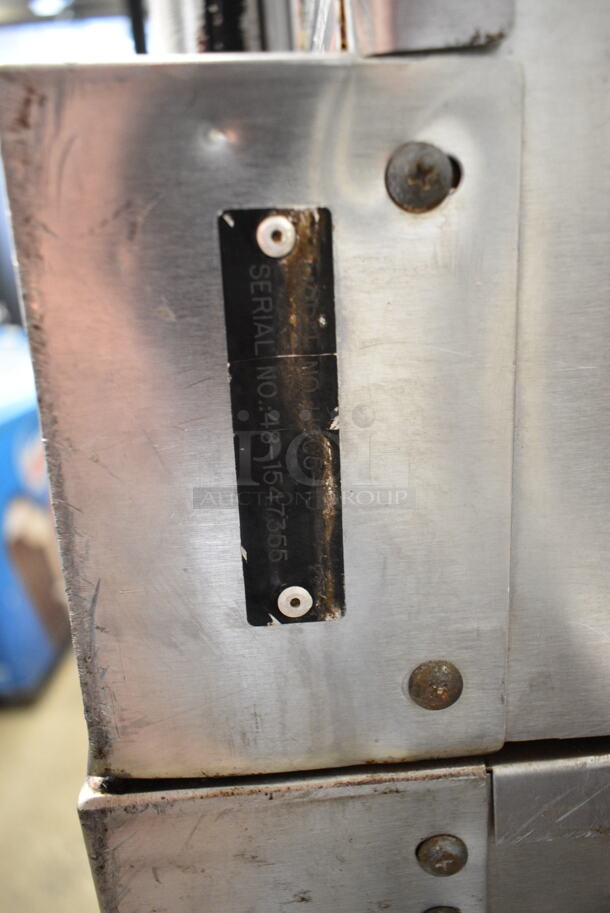 2 Hobart HSC6-10 Stainless Steel Commercial Natural Gas Powered Full Size Convection Oven w/ View Through Doors, Metal Oven Racks and Thermostatic Controls on Commercial Casters. 2 Times Your Bid! - Image 10 of 12