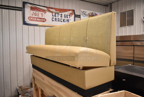 10 Booth Seats; 3 Double Sided and 7 Single Sided. Includes 77x24x37. 10 Times Your Bid!