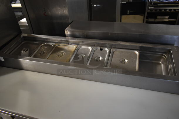 Marsal BM68 Stainless Steel Commercial Prep Table w/ Drop In Bins and Cutting Board on Commercial Casters. 115 Volts, 1 Phase. Tested and Working! - Image 2 of 8