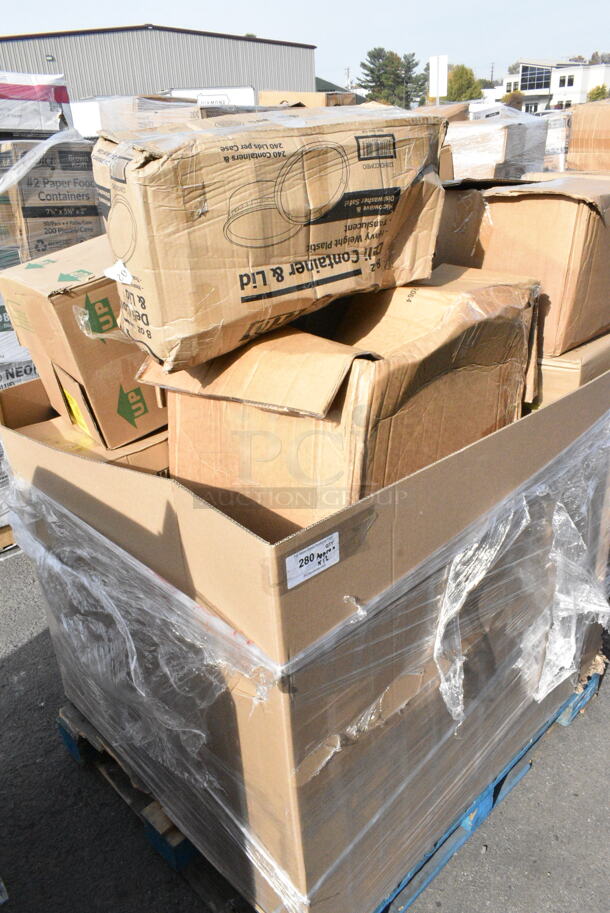 12 BRAND NEW Boxes Including 128HD8COMBO Choice Heavy Duty Plastic Deli Container. 12 Times Your Bid!  - Image 3 of 5