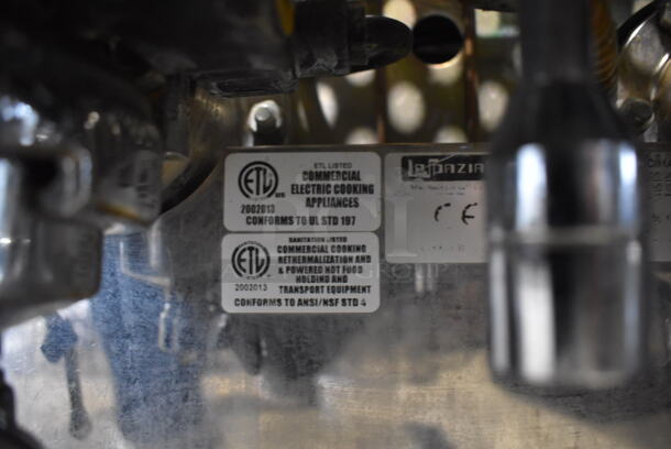 La Spaziale Stainless Steel Commercial Countertop 2 Group Espresso Machine w/ 2 Portafilters and 2 Steam Wands. 21x24x20 - Image 5 of 6