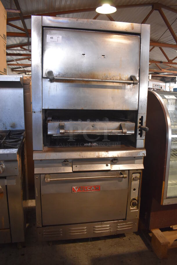 Vulcan Stainless Steel Commercial Natural Gas Powered Upright Vertical Broiler. 34x36x73.5 - Image 2 of 7