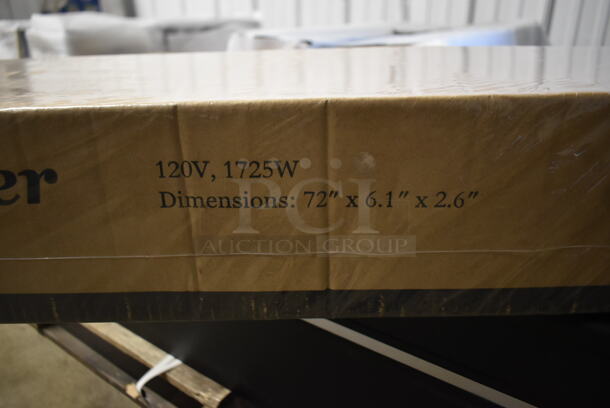 BRAND NEW IN BOX! Avantco 177SW72T Metal Commercial Warming Strip w/ Toggle Controls. 120 Volts, 1 Phase.  - Image 4 of 6