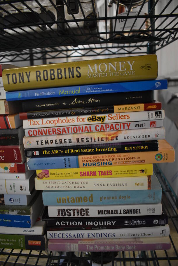 ALL ONE MONEY! Tier Lot of 48 Various Books Including Tax Loopholes, The Bible Unwrapped, Neonatal Intensive Care and Visibility Marketing - Image 6 of 7