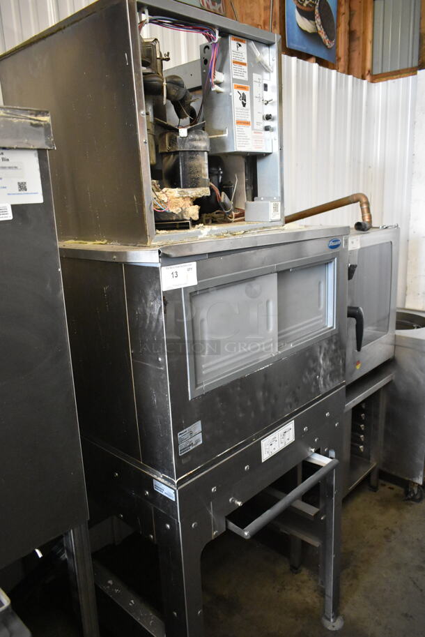 Hoshizaki F-450MAH Stainless Steel Commercial Ice Head on Follett ITS500NS-31 Stainless Steel Ice Bin. 115-120 Volts, 1 Phase. - Image 2 of 7