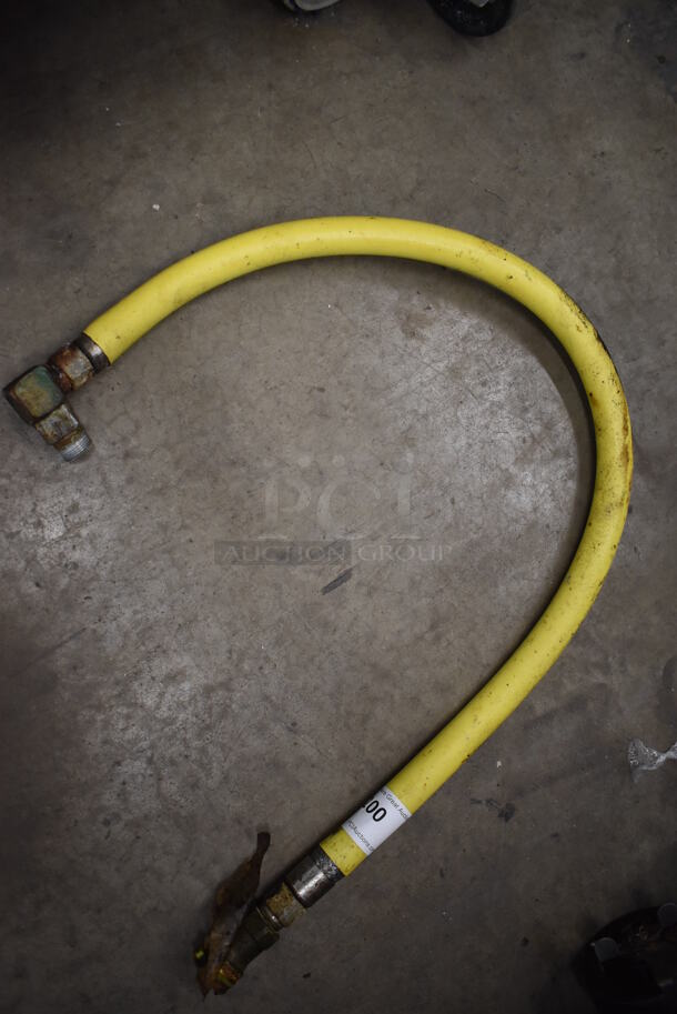 Yellow Gas Hose. 40" - Image 1 of 4