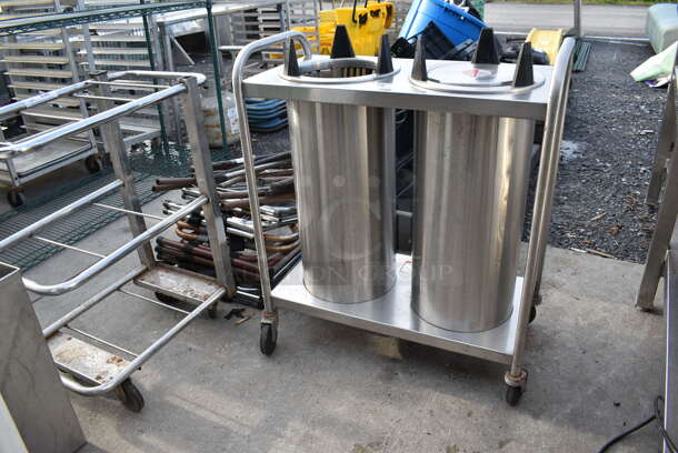 Stainless Steel 2 Well Plate Return on Commercial Casters. 30x16x36 - Image 4 of 8