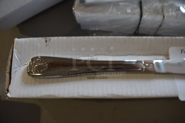 12 BRAND NEW IN BOX! Winco 0006-08 Toulouse Stainless Steel Dinner Knives. 8.5". 12 Times Your Bid! - Image 2 of 4