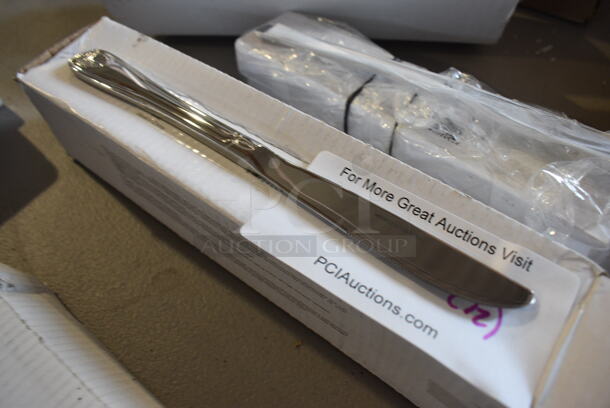 12 BRAND NEW IN BOX! Winco 0006-08 Toulouse Stainless Steel Dinner Knives. 8.5". 12 Times Your Bid! - Image 3 of 4