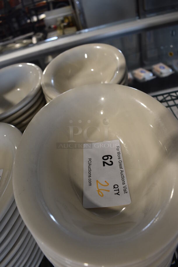 24 White Ceramic Oval Bowls. 10x7.5x2. 24 Times Your Bid! - Image 3 of 4