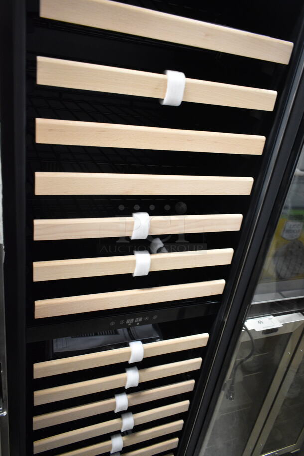BRAND NEW SCRATCH AND DENT! Whynter BWR-1642DZ Metal Commercial Single Door Reach In 164 Bottle Dual Zone Wine Cooler Merchandiser. 120 Volts, 1 Phase. Tested and Working! - Image 5 of 9