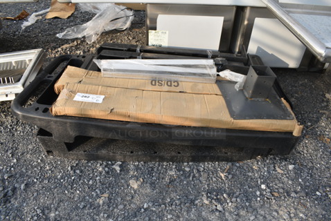 BRAND NEW SCRATCH AND DENT! Black Poly Cart