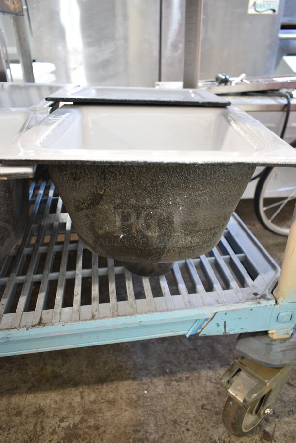 2 BRAND NEW SCRATCH AND DENT! Single Bay Drop In Sink w/ Zurn Elkay P1900-SEMI-DOME PVC Dome Bottom Strainer for Z1900 Series Floor Sinks. 2 Times Your Bid!  - Image 5 of 6