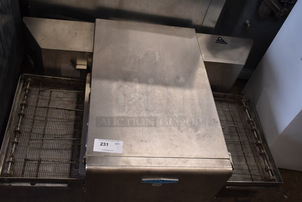 2018 Turbochef HhC2020 Stainless Steel Commercial Countertop Electric Powered Conveyor Rapid Cook Oven. 208/240 Volts, 3 Phase.  - Image 3 of 12