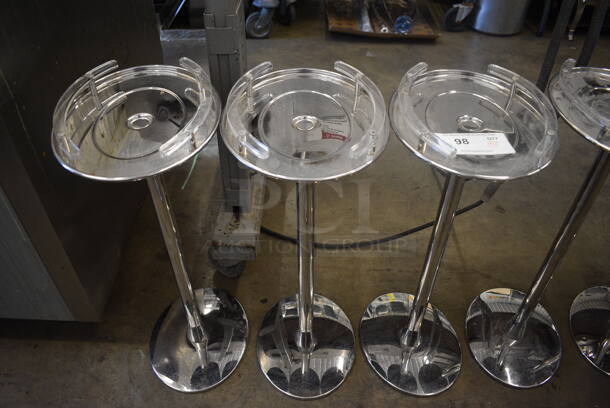 3 Metal Stands. 9x11.5x24. 3 Times Your Bid!
