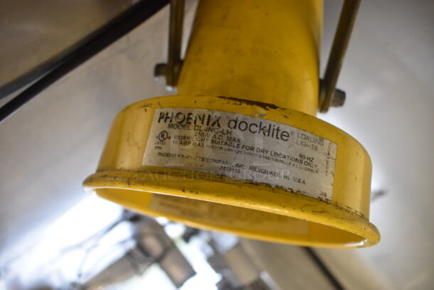 Phoenix Docklite Yellow Metal Work Light. 8x2.5x38 - Image 4 of 5