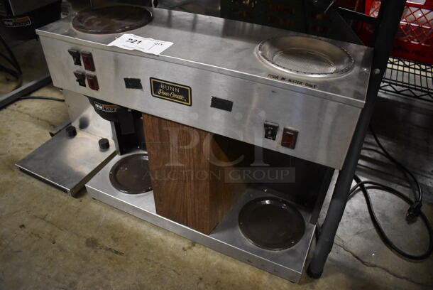 Bunn VPS Stainless Steel Commercial Countertop 3 Burner Coffee Machine w/ Poly Brew Basket. 120 Volts, 1 Phase. 23x8.5x19 - Image 3 of 4