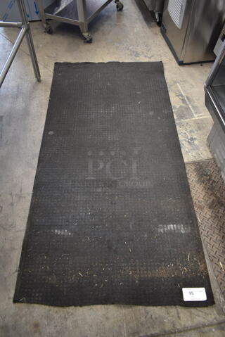 Black Floor Mat.